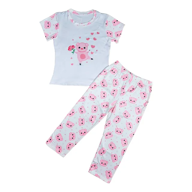 Pijamas Niña Piel De Durazno Pantalon