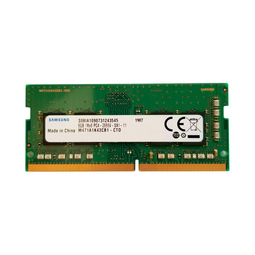 Memoria RAM color verde  8GB 1 Samsung M471A1K43DB1-CTD