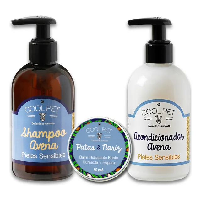 Pack Shampoo Y Acondicionador Hipoalergenico Perros Y Gatos