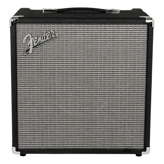 Amplificador Fender Rumble Series 40 para baixo de 40W cor preto/prata 127V