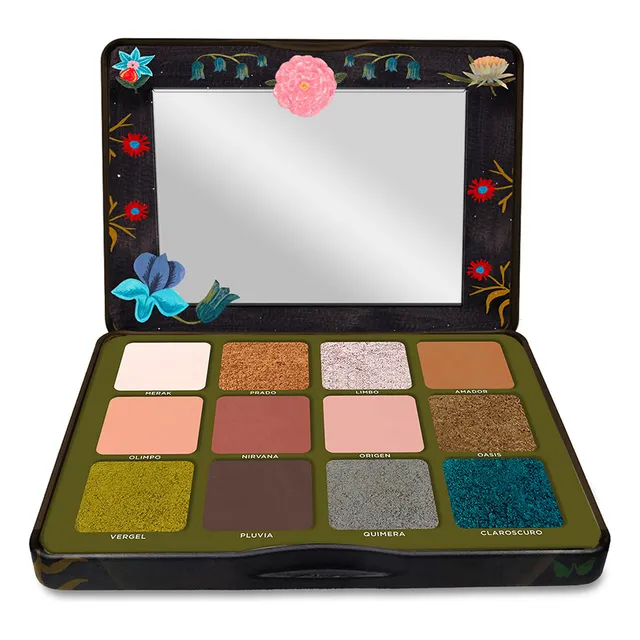 Paleta De Sombras Para Ojos Edén De Yuya Con 12 Tonos
