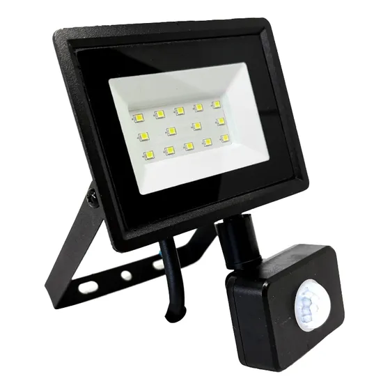 Foco Proyector Led Reflector Con Sensor 20w Ip65 Luz Blanca