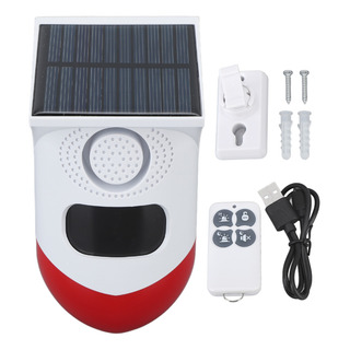 Sensor Detector De Movimiento Con Alarma Solar Sensor Detector De Movimiento Con Alarma Solar