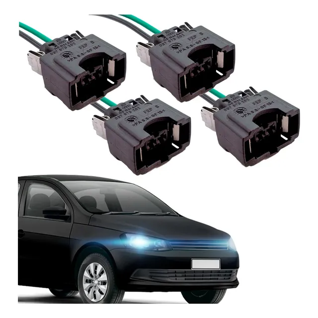 04 Chicote Bico Injetor Gol Voyage Fox 1.0 1.6 G4 G5 Flex