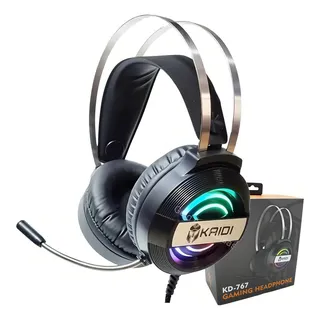 Fone De Ouvido Gamer Headset Kaidi Kd-767 P2 Usb Luz Rgb Fone De Ouvido Gamer Headset Kaidi Kd-767 P2 Usb Luz Rgb
