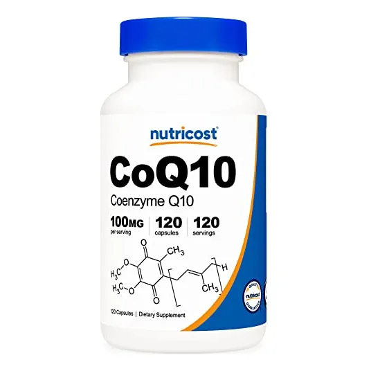 Suplemento Nutricost Coq10 100 Mg 120 Cápsulas Vegetarianas