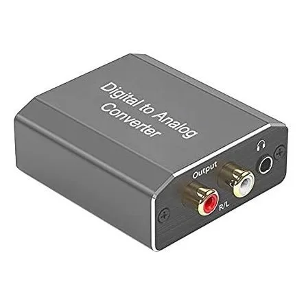 L Spdif Rca Convertidor Audio Coaxial Optico Altavoz