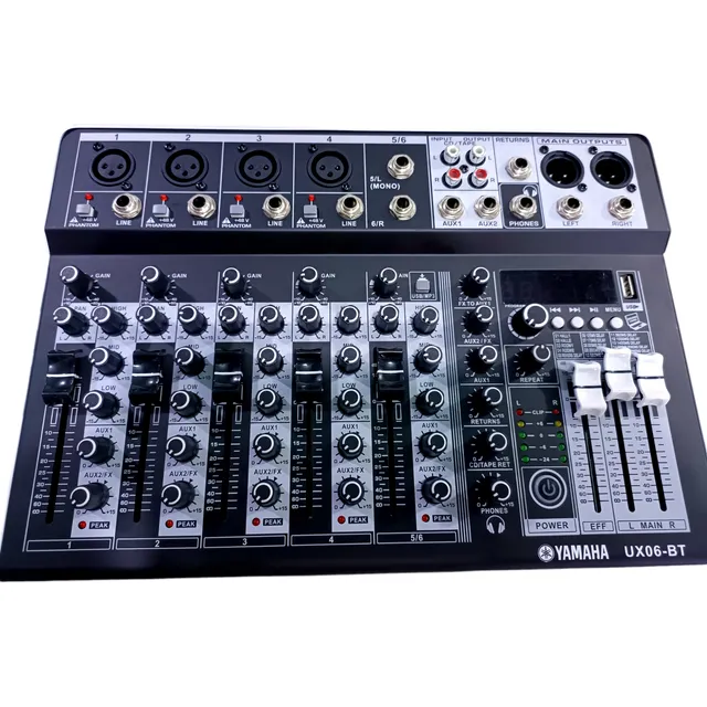 Consola O Mezclador De Sonido Yamaha 6 Canales Pasiva