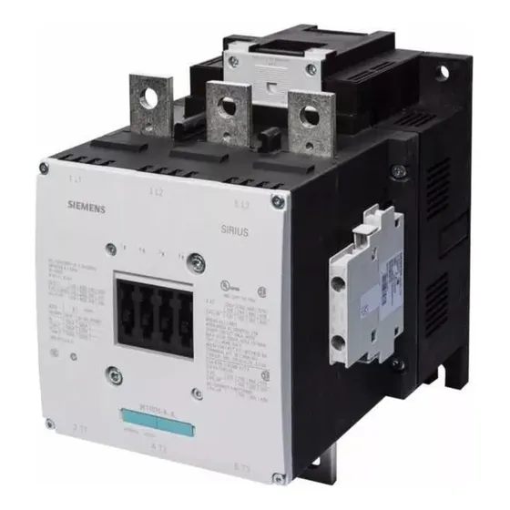 Contator Siemens 3rt1066-6ap36  300a 2na+2nf 220-240v C/nf