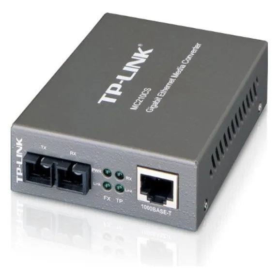 Tp-link Convertidor De Medios Mc210cs, 15.000 M 1000base-fx