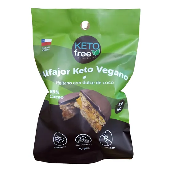 Alfajor Keto Manjar De Coco (vegano)