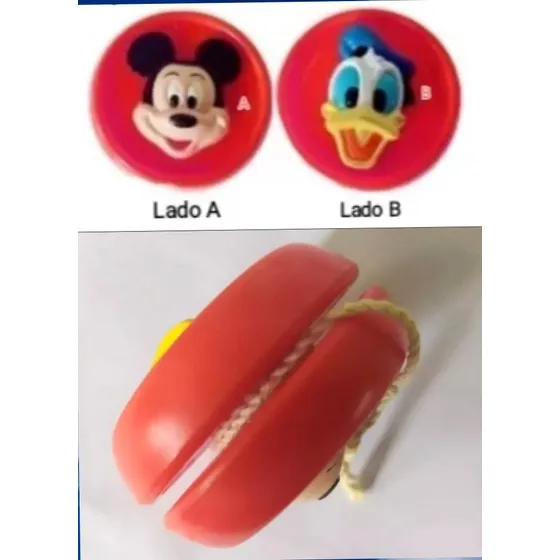 Yoyo Juguete Disney Original 2caras Mikey Y Donald Relieve