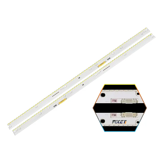 Kit 2 Tiras Led Samsung Un55ku6400f Un55ku6400