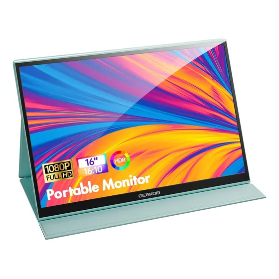 Monitor Portable Geekom 16 Inch Modelo Pm16 Fhd Proc Celeron