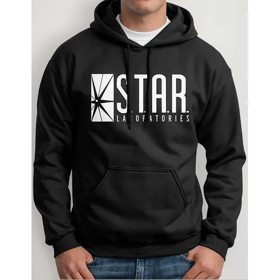 Sudadera Hoodie Star Laboratories, Flash, Lab