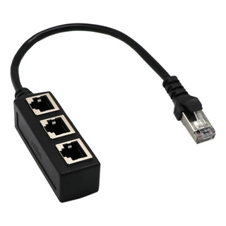 A 3 Puertos Ethernet Lan Divisor De Red Extensor Adaptador A 3 Puertos Ethernet Lan Divisor De Red Extensor Adaptador