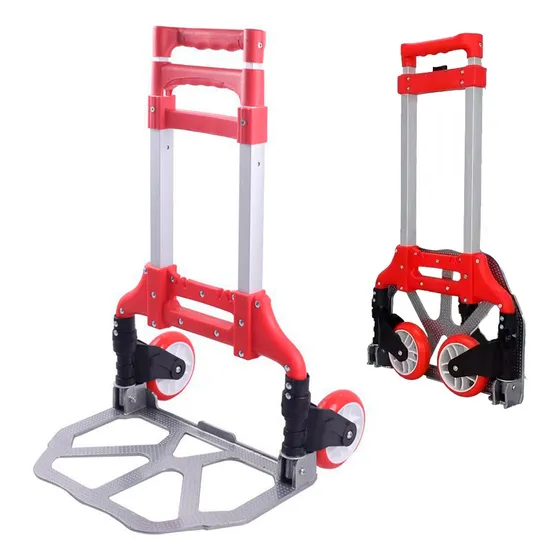 Carro Zorra Plegable Carretilla Portabultos Capacidad 70 Kg