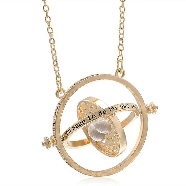 Reloj Arena Metalico Harry Potter Collar Giratiempo Hermione