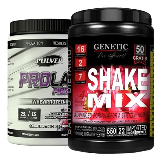 Batido Reemplaza Comida Prolac Fibras Shake Mix Control Peso