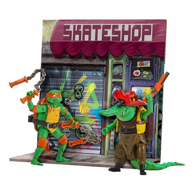 Tortugas Ninja Battle Pack Set X2 Muñecos Figuras Originales