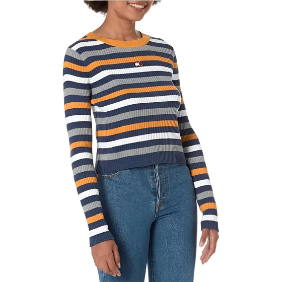 Suéter Tommy Hilfiger Mujer Original Colorido Talla M
