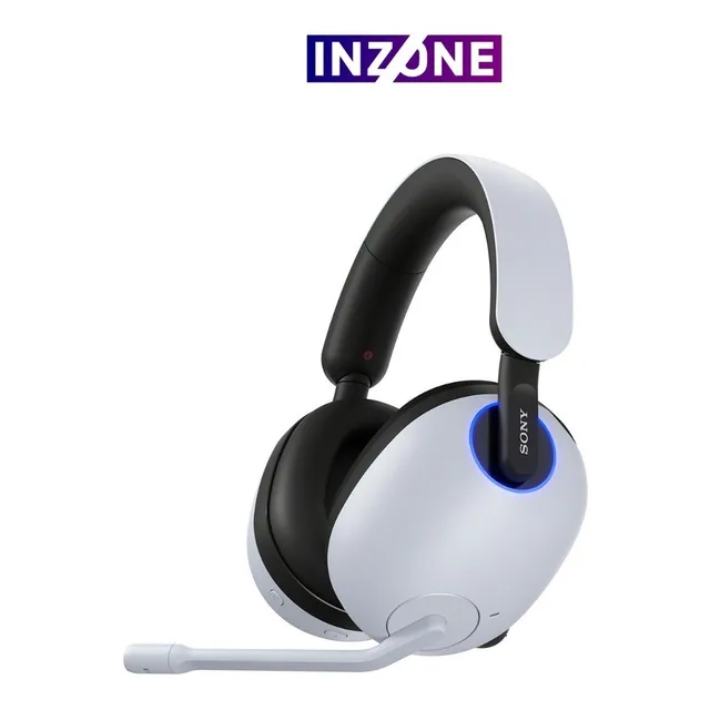 Auricular Inalambrico Bluetooth Gamer Noise Cancel Sony H9 Color Blanco