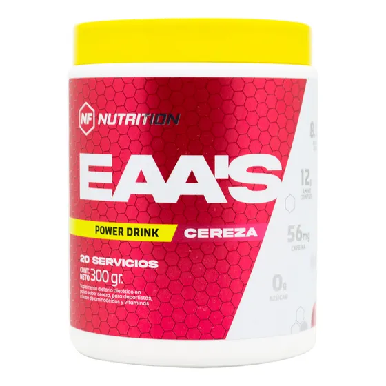 Nf Nutrition Eaa's Power Drink Cereza Aminoácidos 300gr 3c