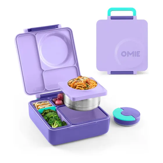 Lonchera Bento Omiebox Con 3 Compartimentos Y Aislamiento Té