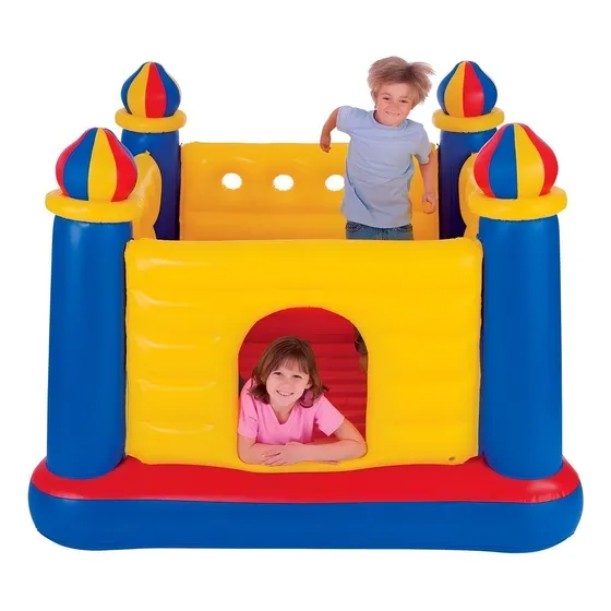 Cama inflable Pula Pula con forma de castillo encantado, Intex 48259, el color no se aplica