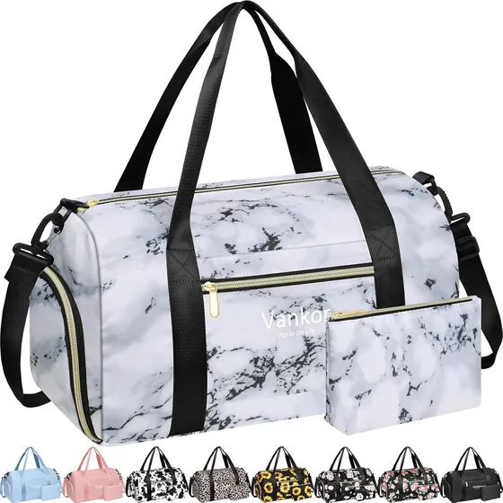Bolso De Gimnasio Para Mujer Con Compartimento Impermeable 4