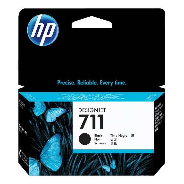 Cartucho De Tinta Hp 711 Negro Designjet De 38 Ml