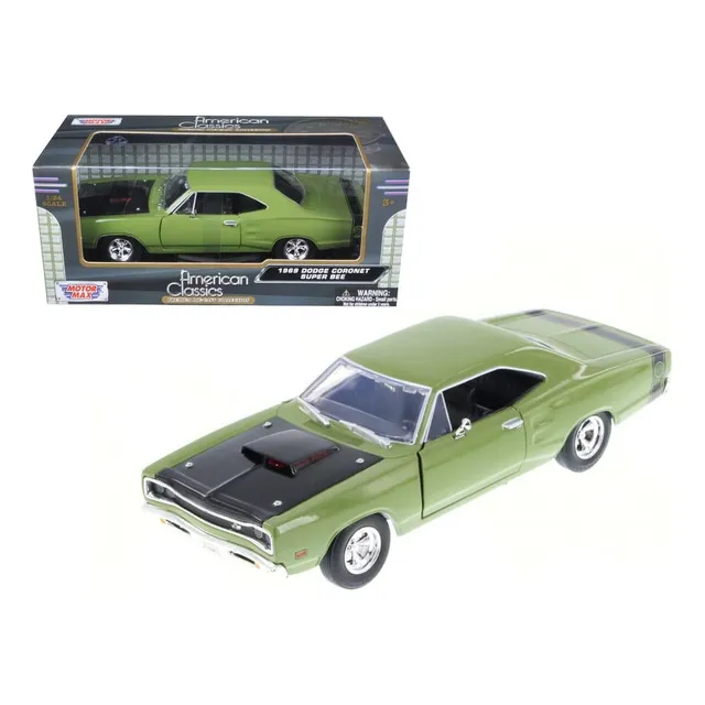 Dodge Coronet Escala 1/24 Super Bee 1969 Motor Max