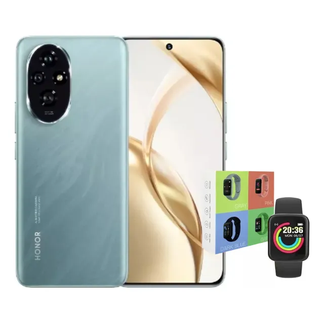 Honor Number Series Honor 200 Dual Sim 512 Gb Verde Esmeralda 12 Gb Ram + Smartwatch Macaron