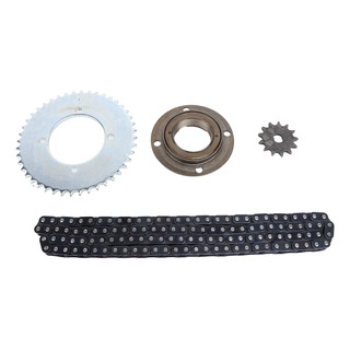 Kit De Piñones Delanteros Y Traseros T8f Con Cadena De 120 E Kit De Piñones Delanteros Y Traseros T8f Con Cadena De 120 E