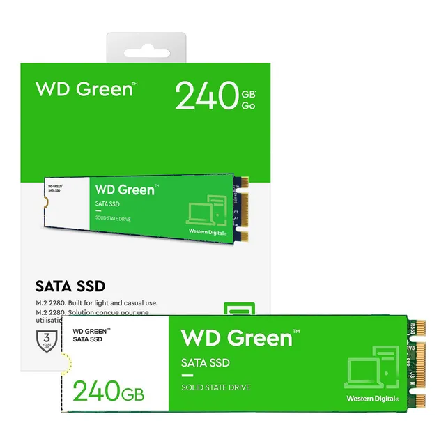 Disco Solido Ssd Interno Wd Green 240gb M.2 2280 Sata 545mb/s Wds240g3g0b