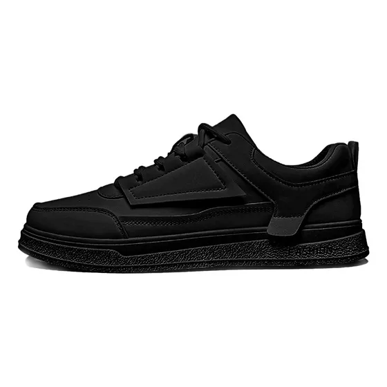 Zapatos De Tenis Deportivos Transpirables Casual  Cómodo Hombre,zapatillas Chunky Negras/blancas