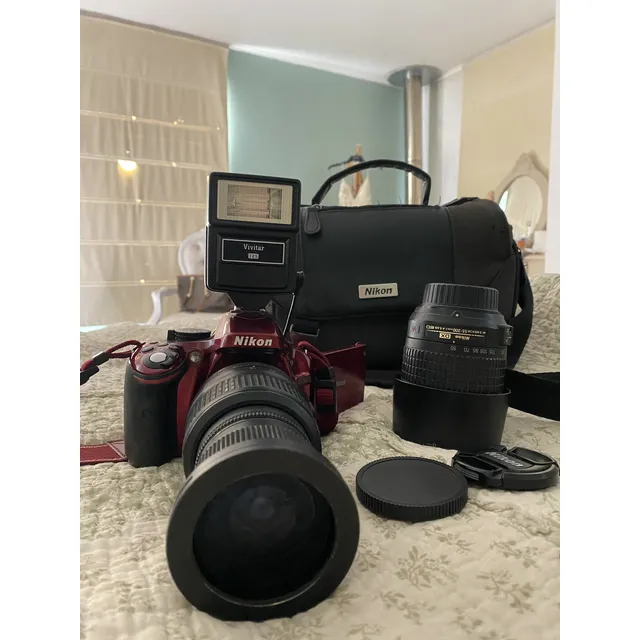 Nikon D5200 Dslr Color Rojo