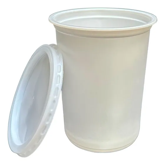 Envase 1 Litro Reyma Biodegradable Con Tapa (50 Juegos)