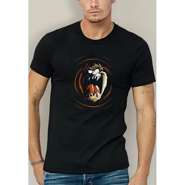 Polera Con Diseño Estampado Tazmania Demonio