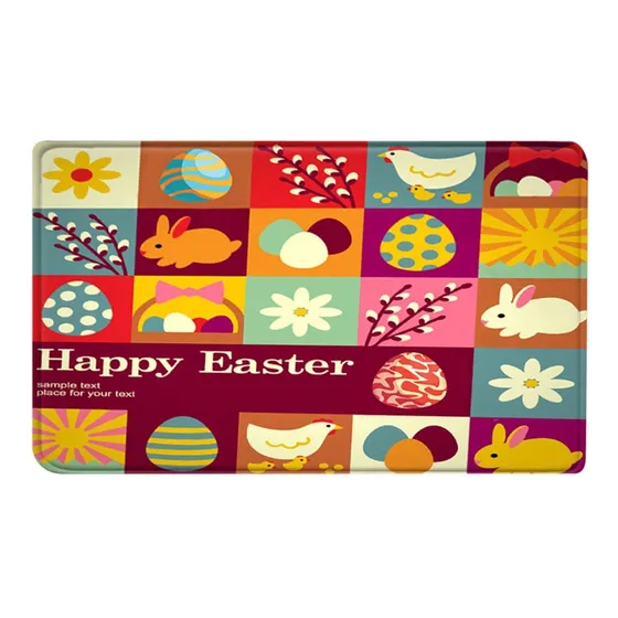 Cesta Pascua Embutidora Alfombra Cocina Acolchada Verano