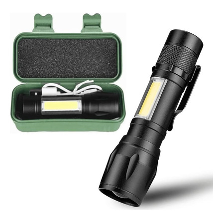 Mini Lanterna Tática Led Usb Forte Recarregável Profissional Mini Lanterna Tática Led Usb Forte Recarregável Profissional