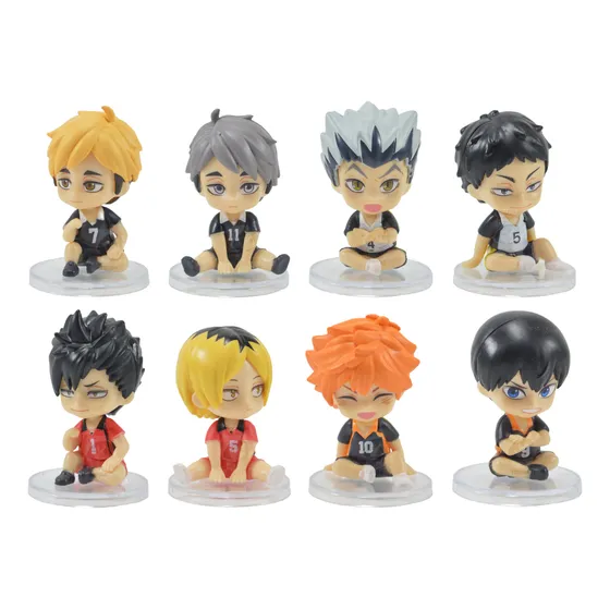 Figura Muñeco Gashapon Haikyuu Karasuno Nekoma Fukurodani