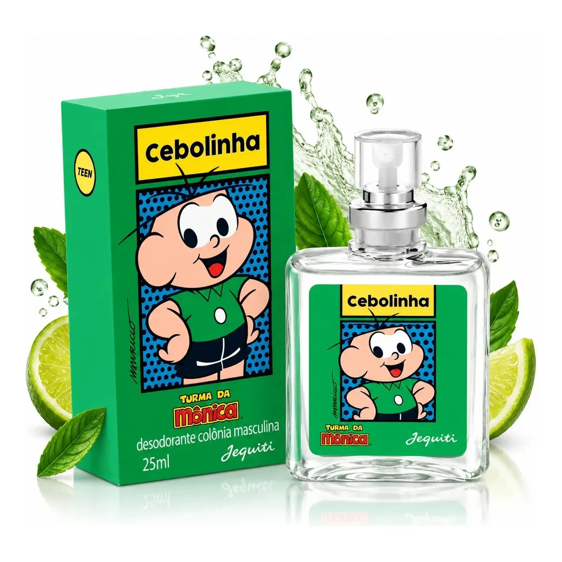 Perfumes Colônia Miniatura Cebolinha Turma Da Mônica Jequiti 25ml