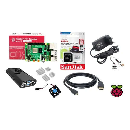 Raspberry Pi 4 Model B 4GB RAM Placa Compacta com HDMI 4K e