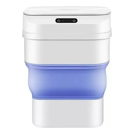 Caneca Papelera Con Sensor Color Blanco