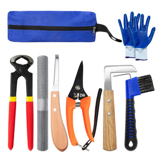 Kit Herramientas Para Herrar Caballo Pinza Recortar Pezuña Kit Herramientas Para Herrar Caballo Pinza Recortar Pezuña