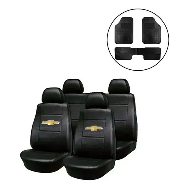 Fundas Asiento Cuerina Chevrolet Corsa Agile + Alfombra 3 Pz