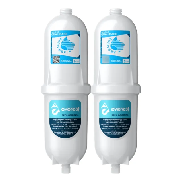 Refil Filtro Vela Purificador Soft Everest Original- 2 Unid
