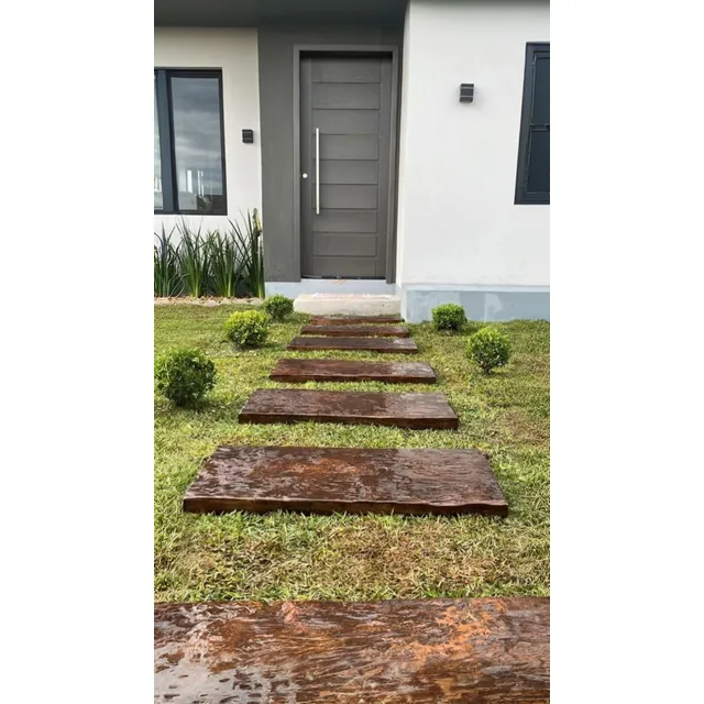 Camineros De Hormigón Símil Madera Para Jardin