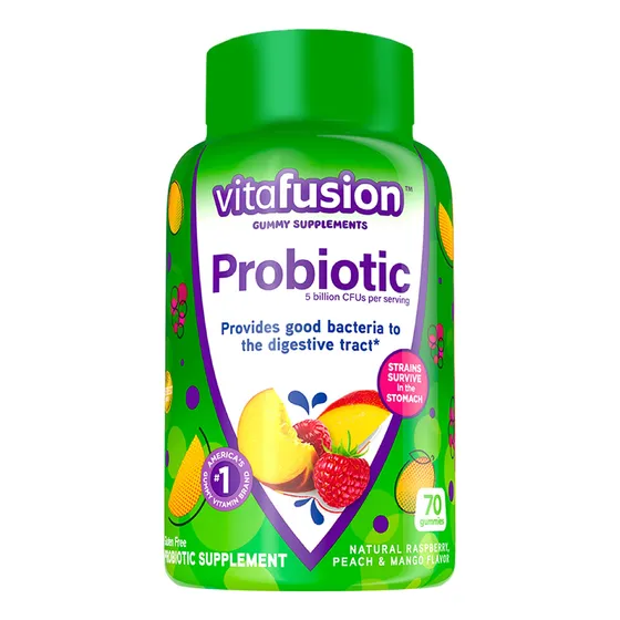 Suplementos Vitafusion Probiotic Gummy, 70 Unidades, 35 Días